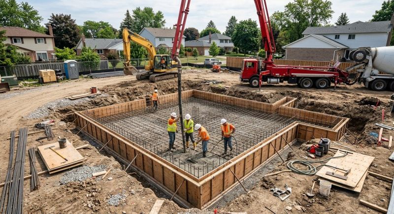 Concrete Foundation Installation in Greenville, SC