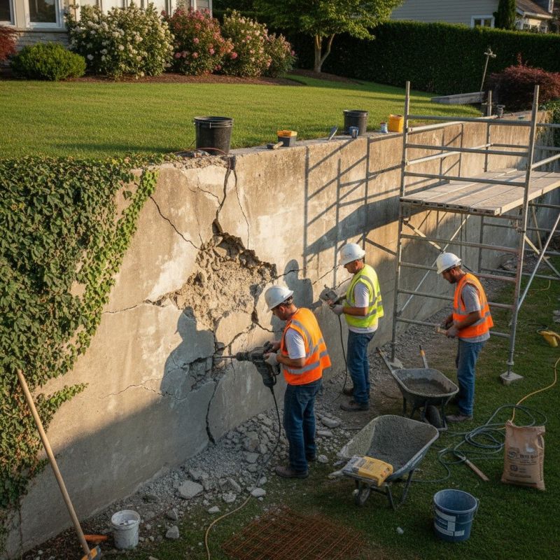 Poured Concrete Wall Repair Vs. Replacement: What To Consider